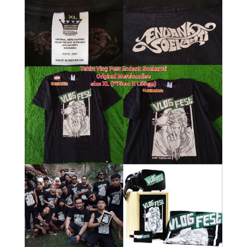 VLOG FEST ENDANK SOEKAMTI ORIGINAL - FREE STIKER - KAOS ENDANK SOEKAMTI