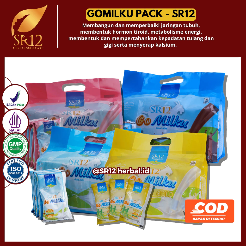 

Go Milku Pack (40 sachet) Susu Kambing Etawa