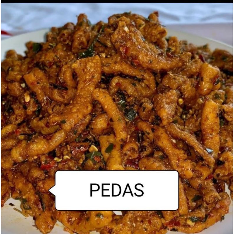 

usus krispi daun jeruk pedas 250gr