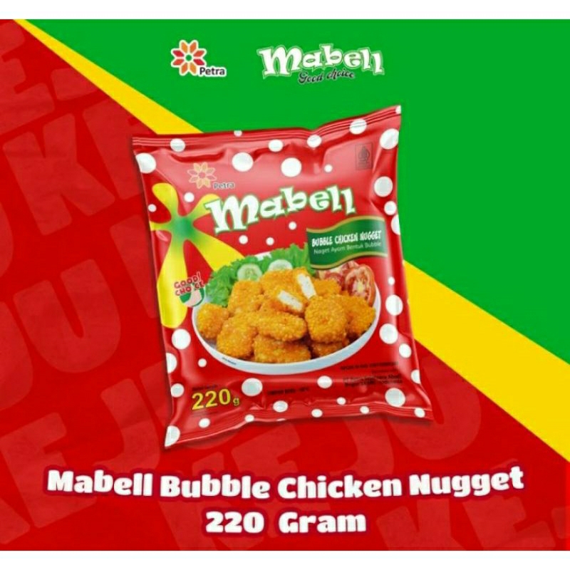 

Mabell Buble Chiken Nugget 220 Gram