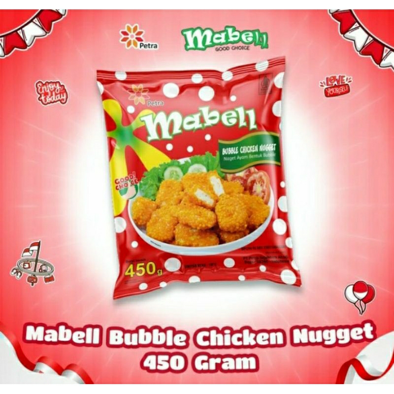 

Mabell Buble Chiken Nuget 450 Gram