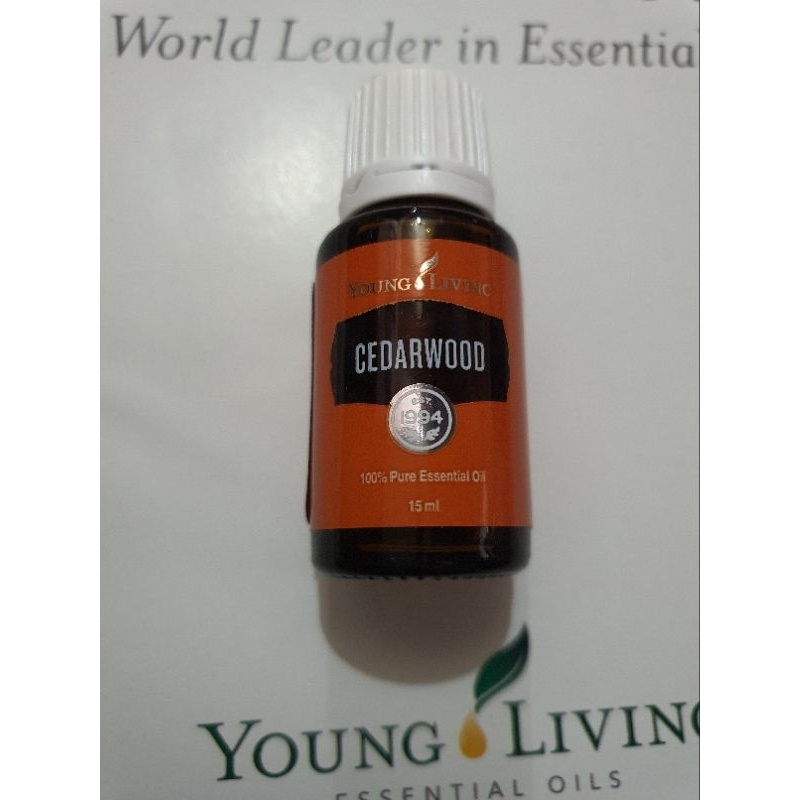 Cedarwood cedar wood 15ml essential oil young living 130