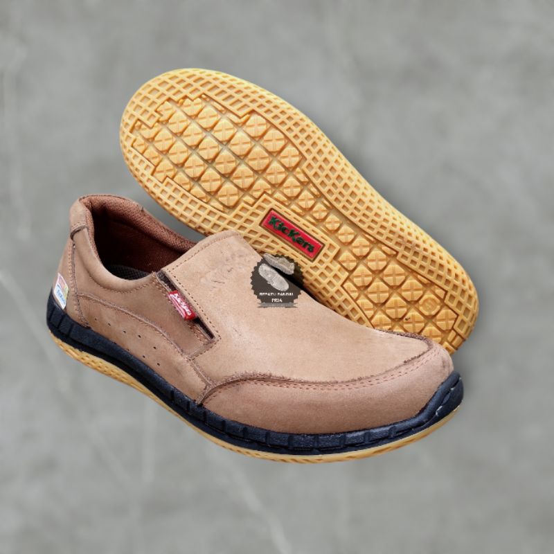 sepatu casual pria slip on santai