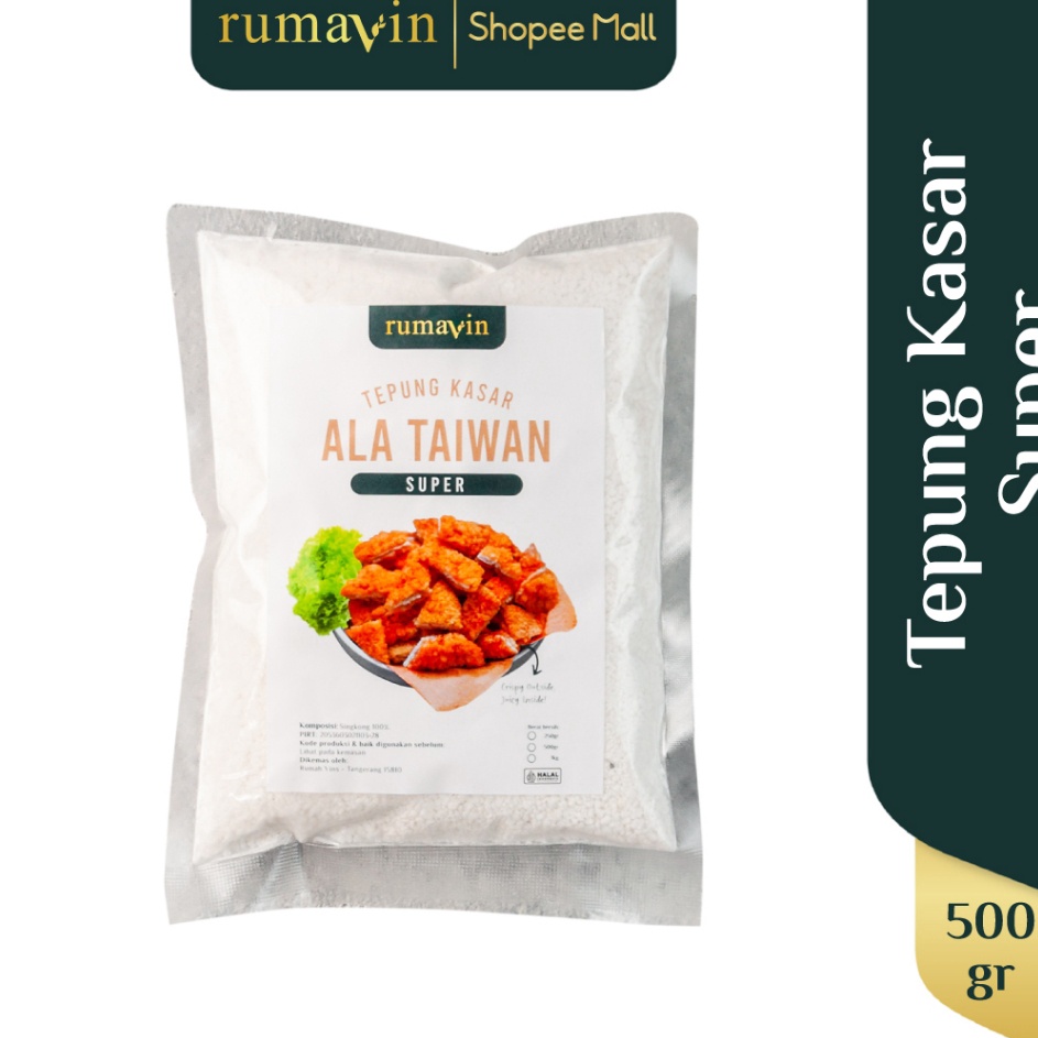 

DAPATKAN RUMAVIN Premium Tepung Ayam Shihlin Crispy Chicken Tepung Kasar Shihlin