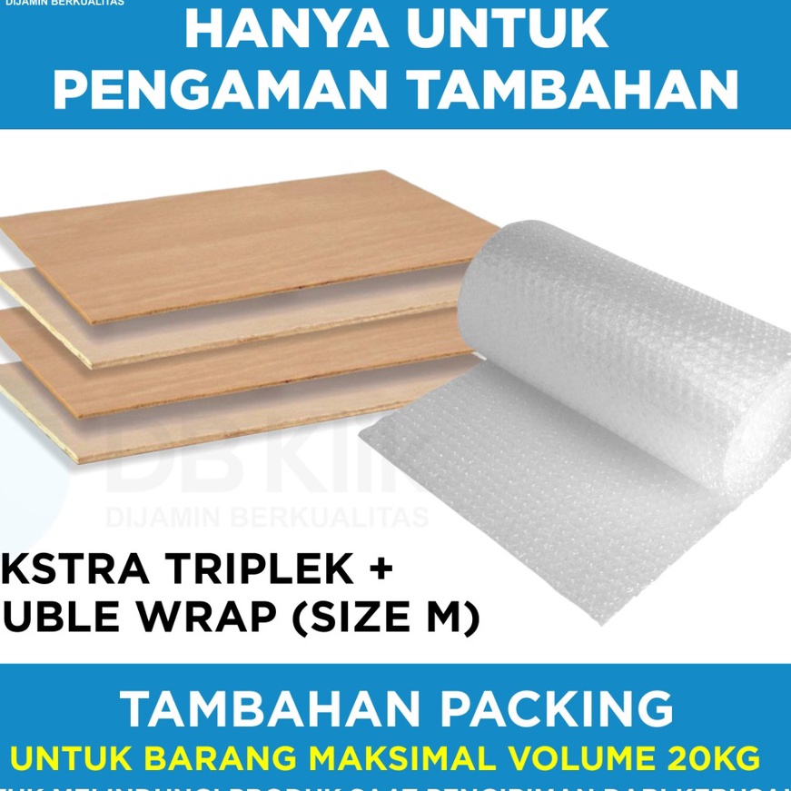 

KI3 EKSTRA PACKING TRIPLEK BUBBLE UKM UNTUK TAMBAHAN KEAMANAN