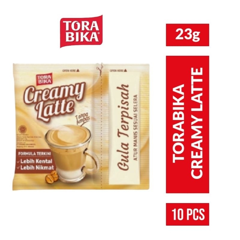 

TORABIKA Creamy Latte 10x23gr / Kopi Torabika Creamy Latte Renceng 10 pcs