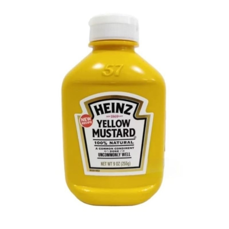 

New - Sauce Mustard Yellow Heinz 255 gr (9oz)