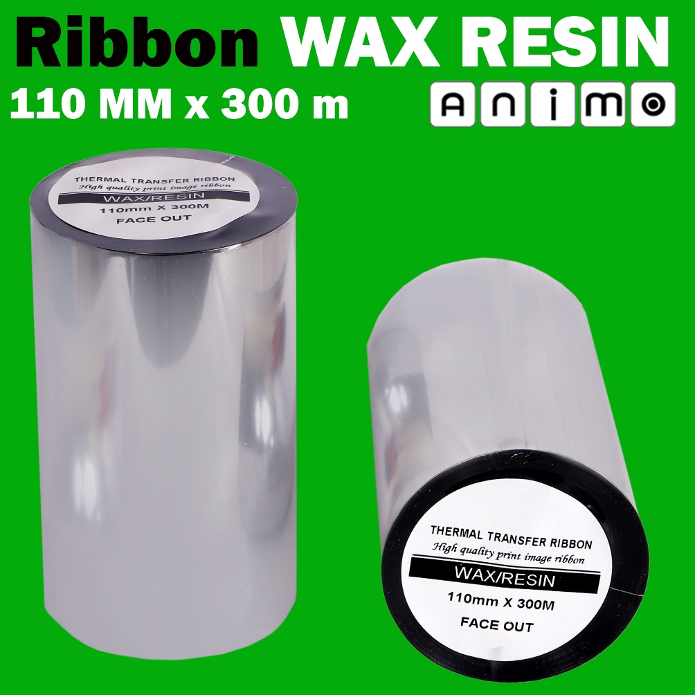 

ART Y7L7 RIBBON BARCODE WAX resin 75 MM x 3 M 11 X 3 METER Ribbon Waxresin 75mm x 3m