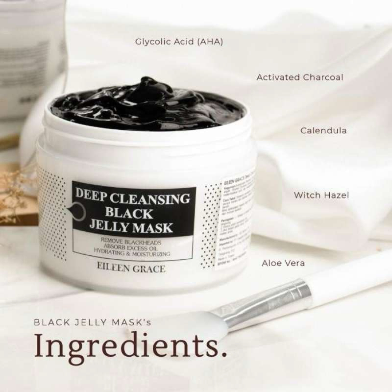 PRELOVED!!! EILEEN GRACE - Deep cleasing Black jelly Mask 300ml
