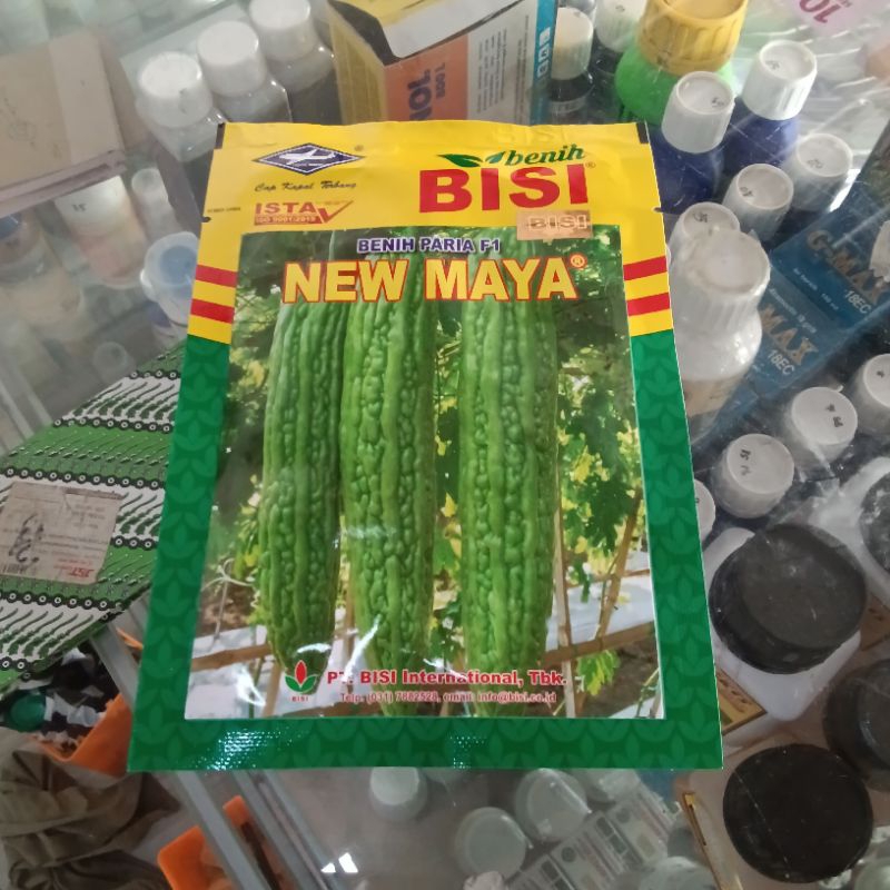 

Benih Paria Pare Jumbo New Maya F1 (Produksi Tinggi panjang Berbobot) Isi 10 Gram Kadaluarsa 2025 - Cap Benih Bisi Kapal Terbang