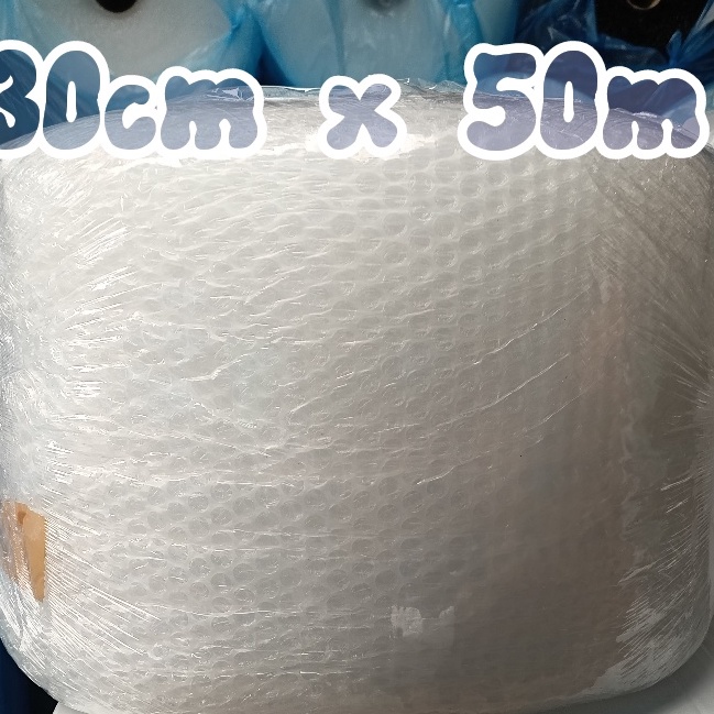 

Tawaran BUBBLE WRAP BENING 3CM X 5M BABLE PUTIH BUBLE PLASTIK ROLL