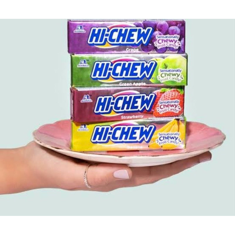 

Hi Chewy Grape,Peach & Strawberry 50Gr
