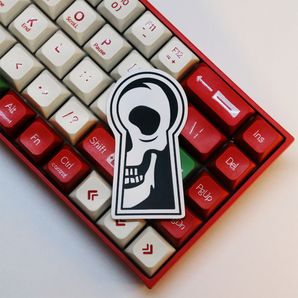 

STICKER SKULL KEY HOLE DESIGN