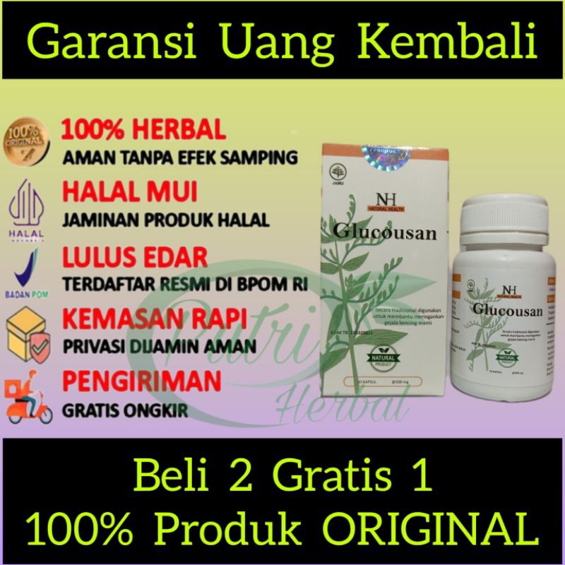 GLUCOUSAN ASLI HERBAL ORIGINAL OBAT DIABETES KENCING MANIS