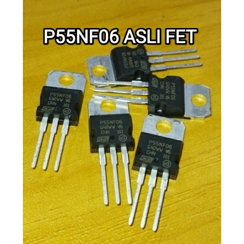 P55NF06 MOSFET 55NF06 IC TRANSISTOR 55NF06 ASLI