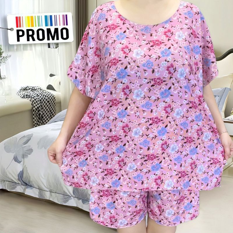 RB3 setelan rayon wanita jumbo setelan celana jumbo wanita setelan bigsize wanita