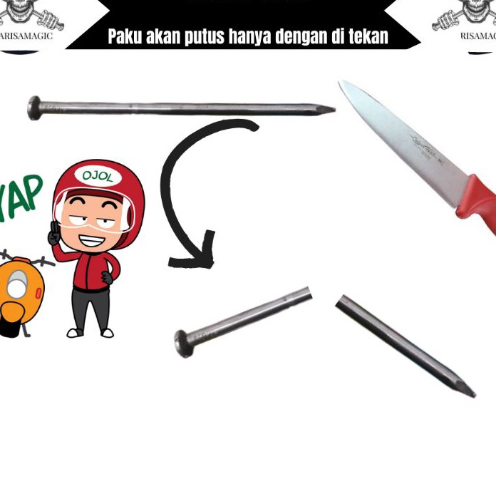 HEBOH PAKU PUTUS  PAKU PATAH SULAP  PAKU PUTUS SULAP SAMURAI  SULAP PAKU  PAKU LIMBAD  SAMURAI  SM