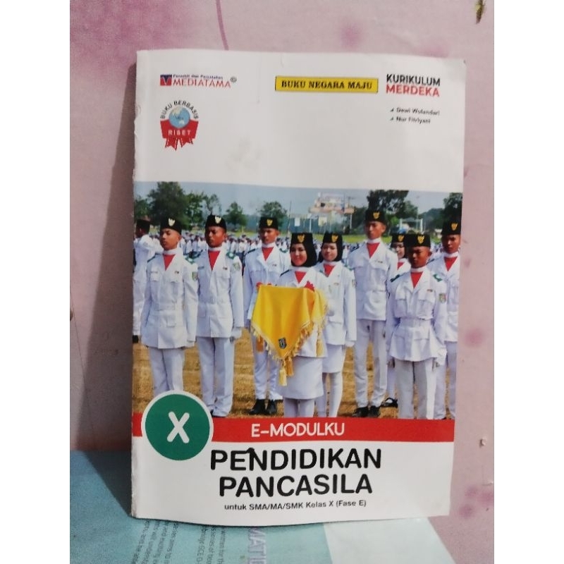 buku e modulku pendidikan pancasila/ppkn kelas 10 X 1 sma ma mediatama kurikulum merdeka