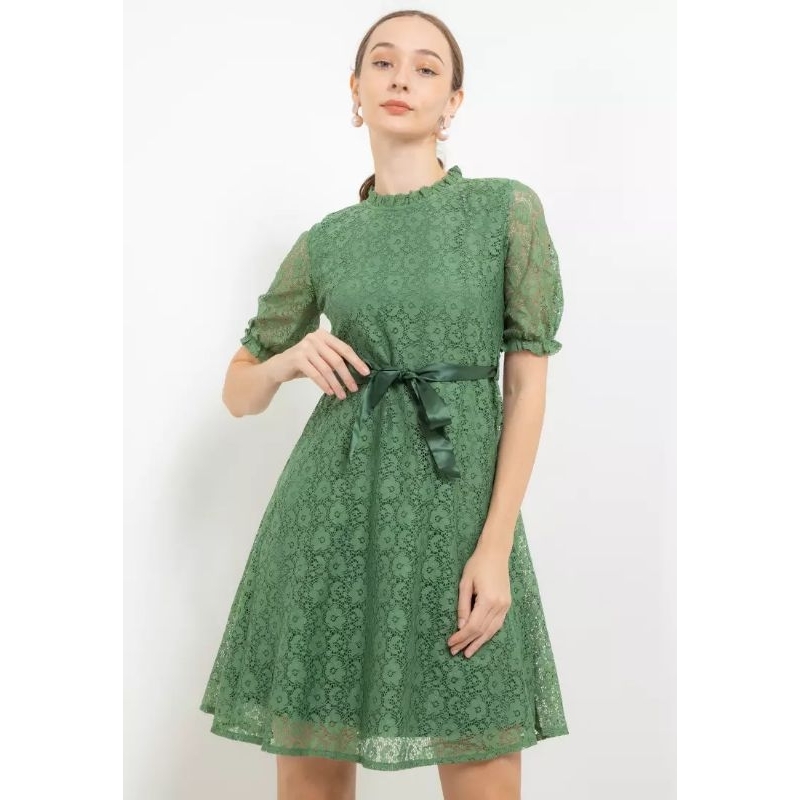 EXIT YESHA ORIGINAL MATAHARI Green Dress - tag. 749.900
