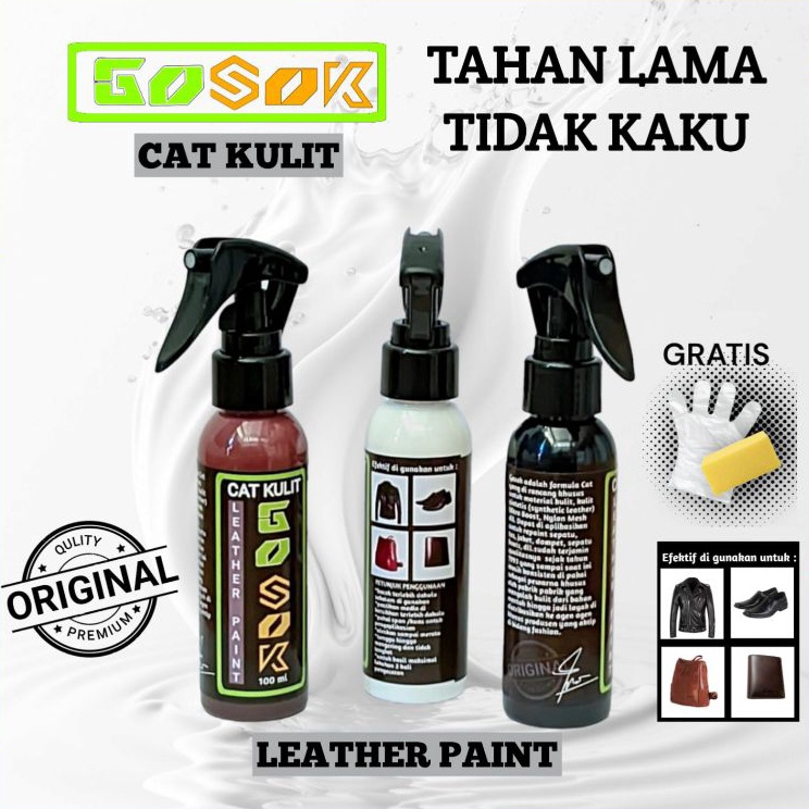 Cat Kulit Sepatu Repaint Canvas Cat jaket kulit tas Gosok Leather Paint Acrylic Rubber CatMidsole Ru