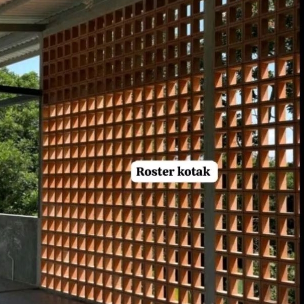 Roster beton minimalis/roster minimalis/roster beton/roster lubang angin kotak polos