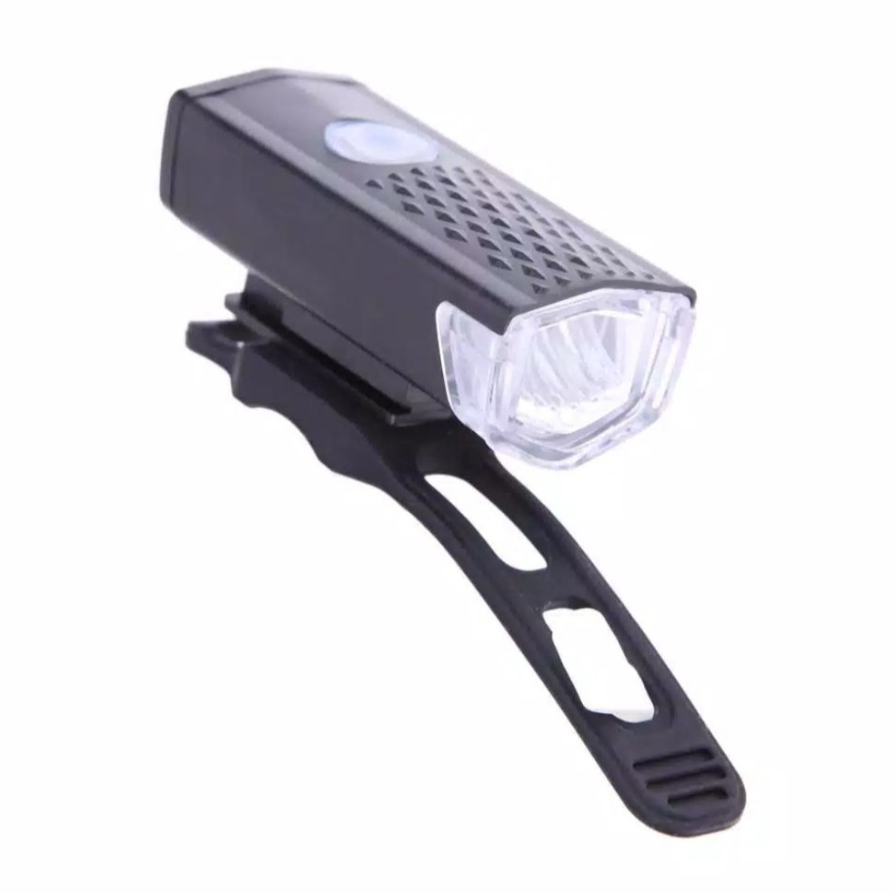 Super Style Lampu Depan Sepeda LED USB Cas baterai bisa di Cas rechargeableBicycle Front Light Sente