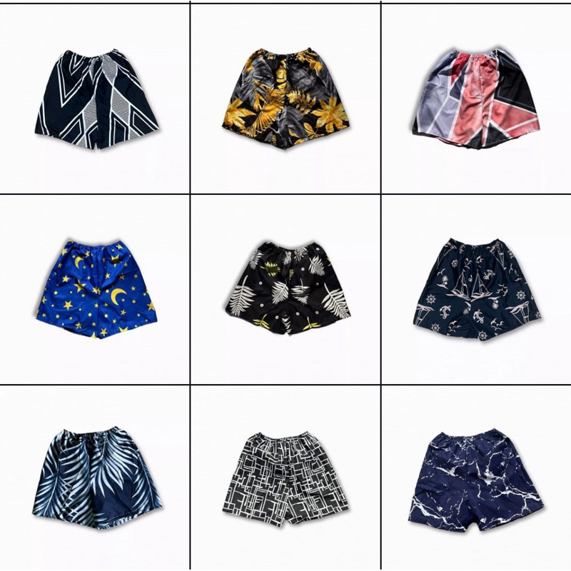 TERMURAH GROSIR PAKET USAHA CELANA KOLOR BOXER MURAH SUPPLIER CELANA PENDEK HARIAN CELANA MOTIF