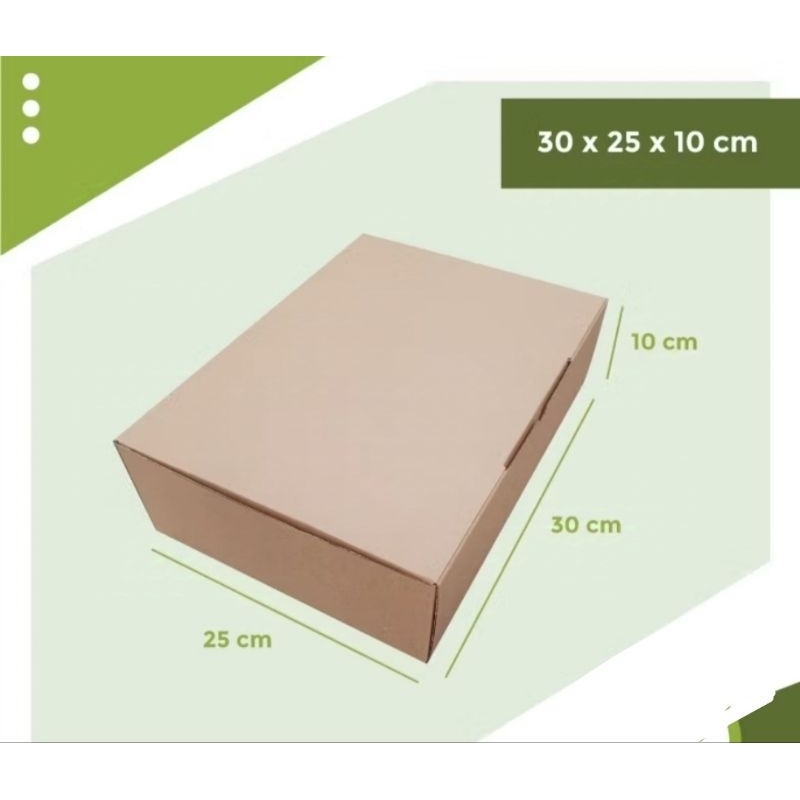 

kardus 30×25×10cm Die cut dan easy usage