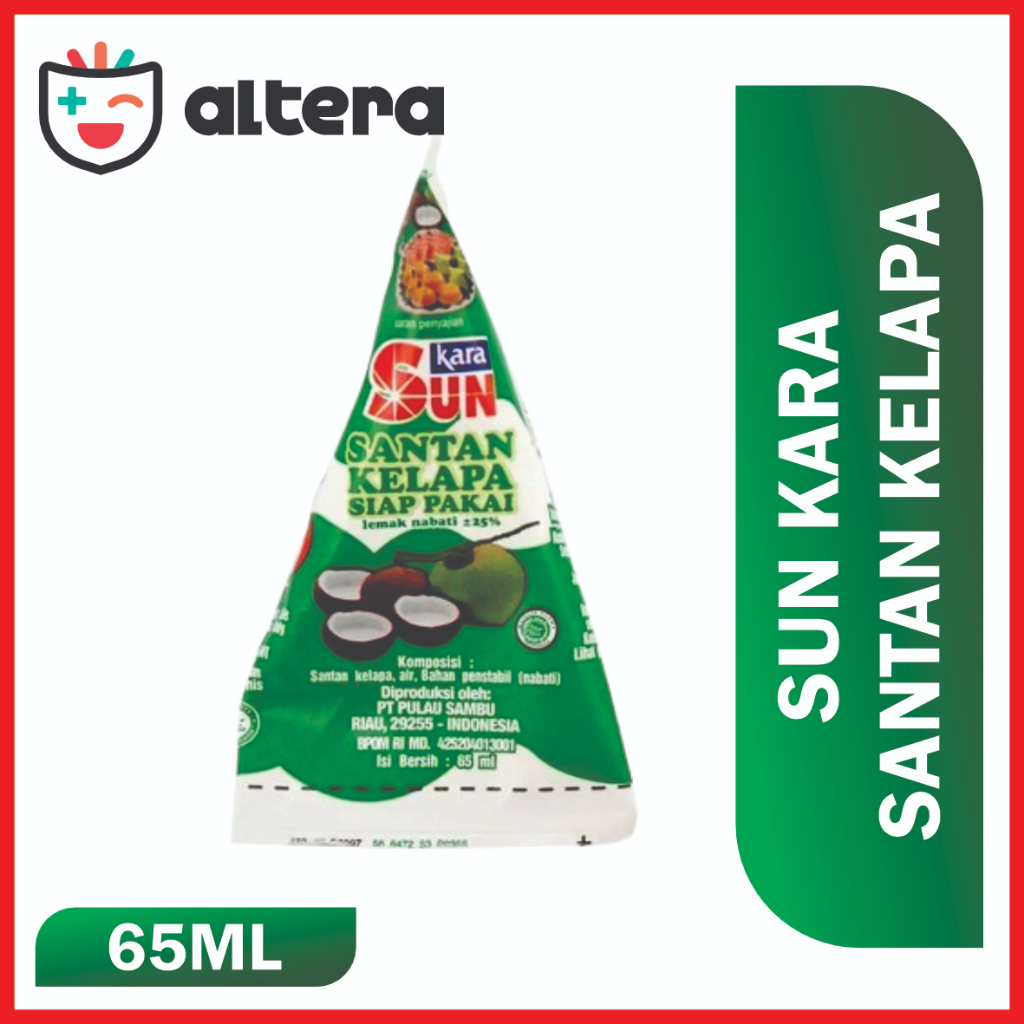 

Sun Kara Santan Kelapa Siap Pakai - 65 ml - altera id