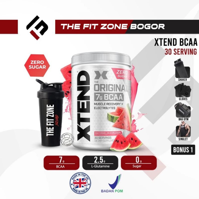 Xtend Bcaa 30 serving BPOM CERTIFIED Bcaa powder