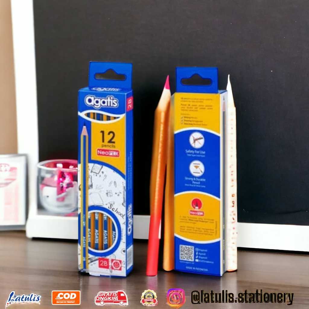 

AGATIS NEOPEX HEXAGONAL GRAPHITE PENCIL 2B ISI 12PCS STAEDTLER /PENSIL