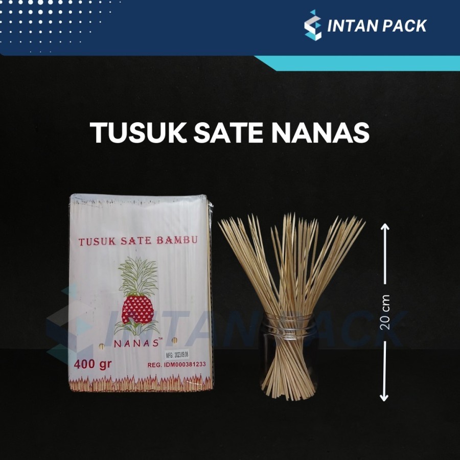 Tusuk Sate Bambu Nanas / Tusuk Sate Bambu Murah (400 gram)