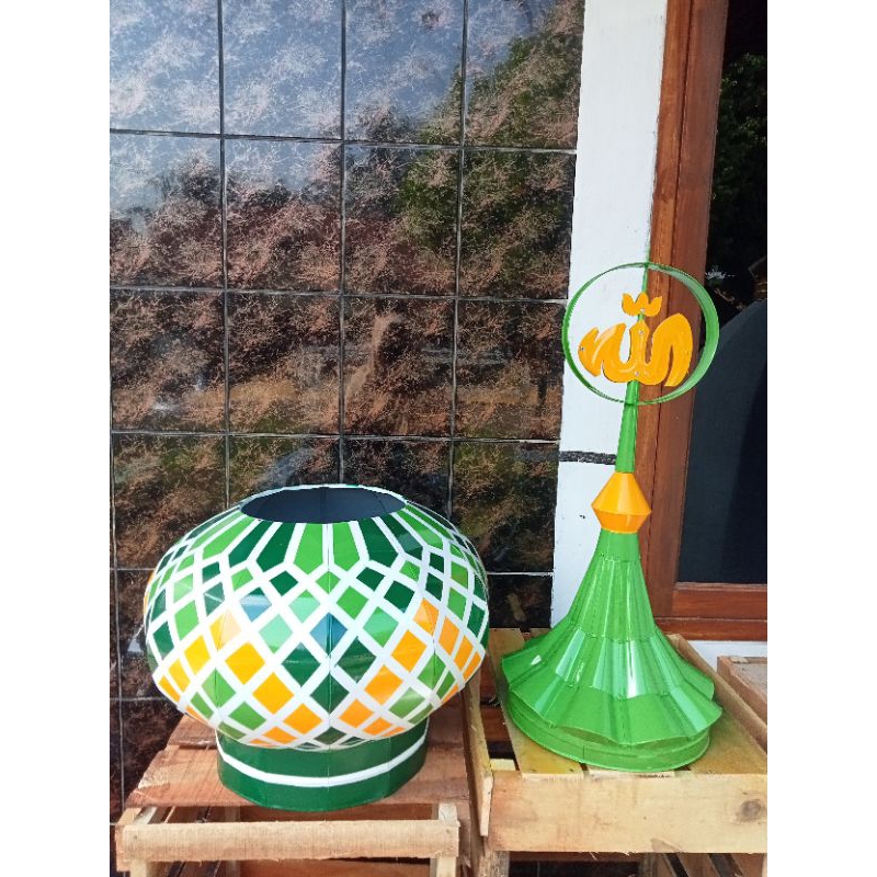 kubah masjid/kubah mushola dekoratif 50cm