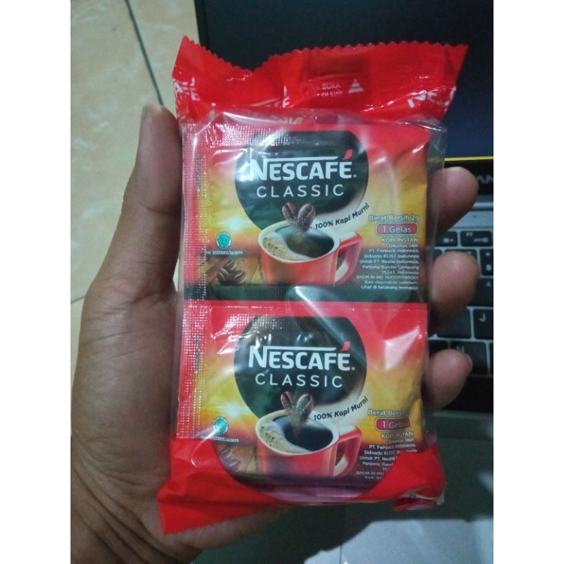 

Nescafe classic sachet 10 pcs