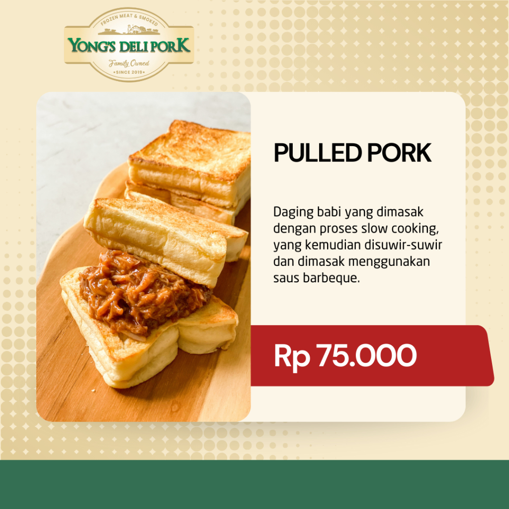 

Pulled Pork 300 gr/ Babi BBQ