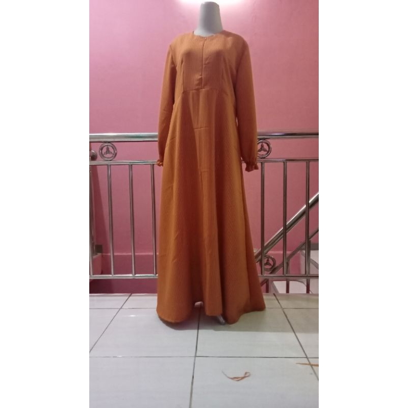 Gamis muslimah  yarndyed