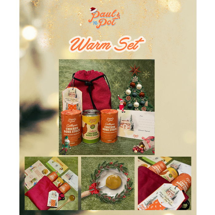 

Warm Set - Christmas Hampers - Bone Broth MPASI Paul 'n Pot