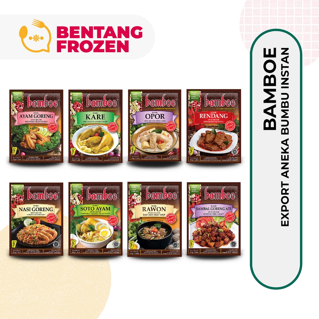 

Bamboe Export Bumbu Instan All Varian