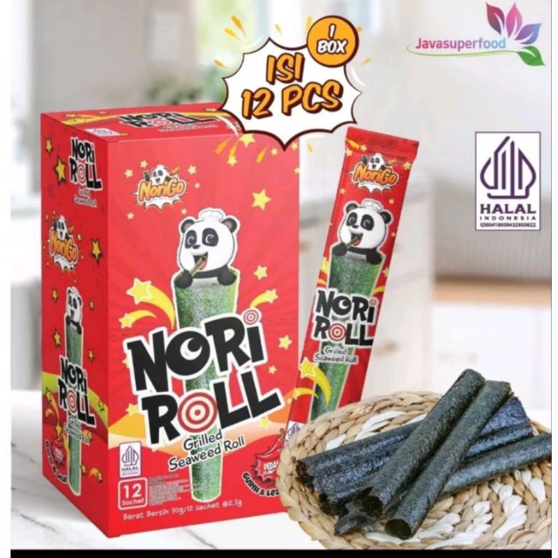 

Nori Roll Grilled Seaweed 1 Box isi 12 Pcs