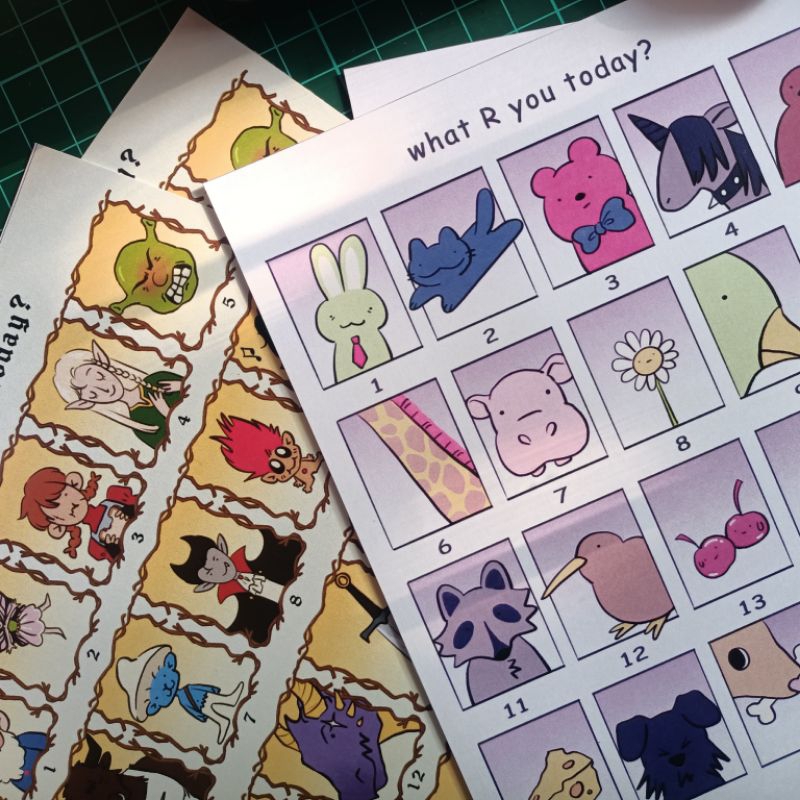 

What Are You silly mini poster / artprint