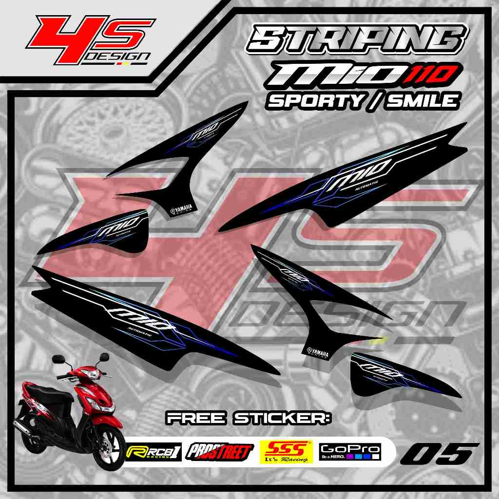 05 STICKER STRIPING MIO SPORTY - STICKER STRIPING MIO SPORTY