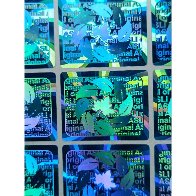 

Stiker hologram Asli Original