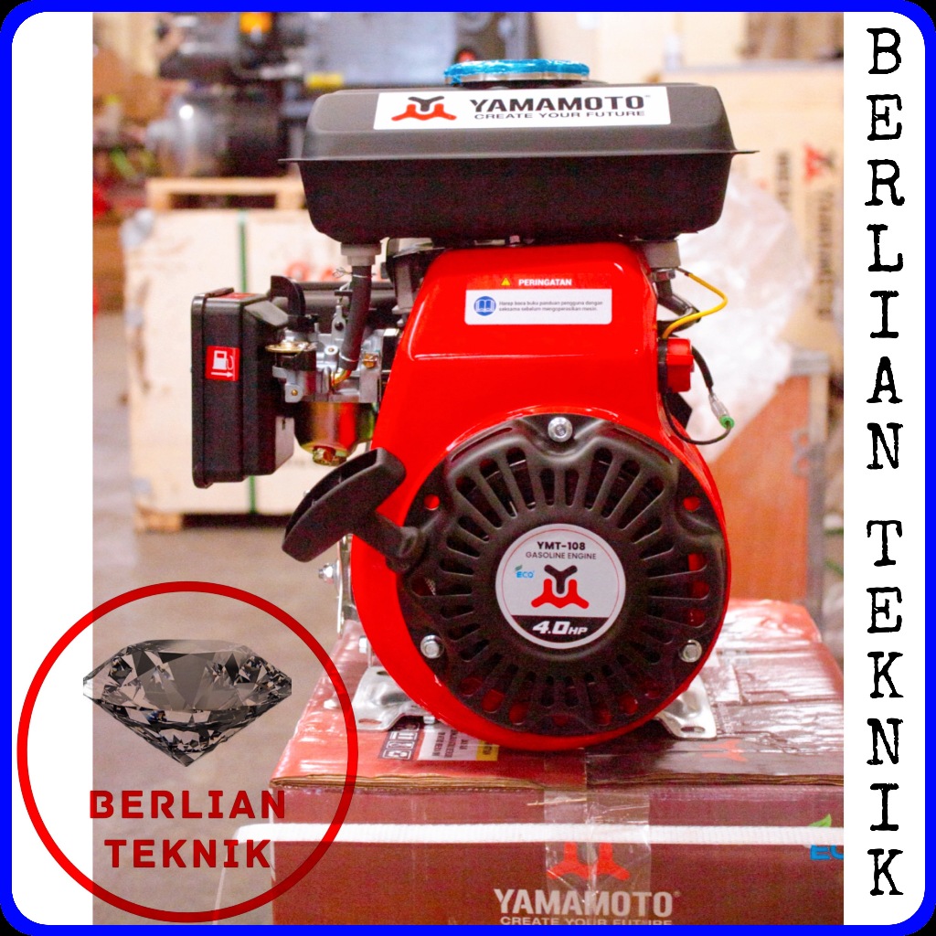 Mesin Penggerak Bensin Engine Gasoline Yamamoto YMT ECO 108 / 4 HP