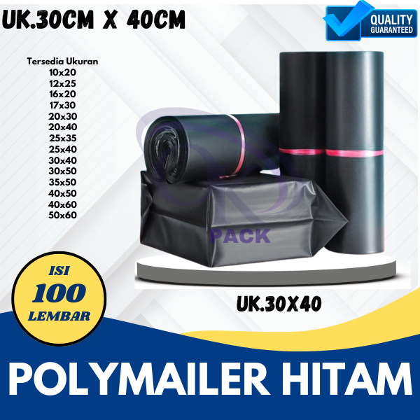 Plastik polymailer 30x40 Grade C kantong packing Hd sudah ada lem perekat