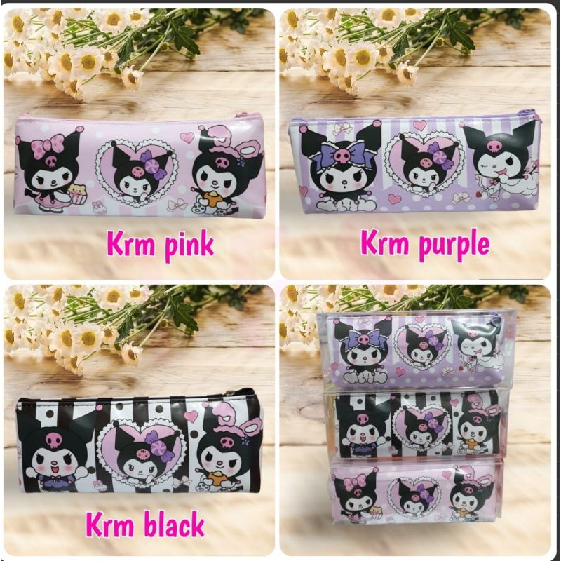 

Tempat pensil cinnamoroll kuromi bhn semikulit uk 22.5x4x8.5