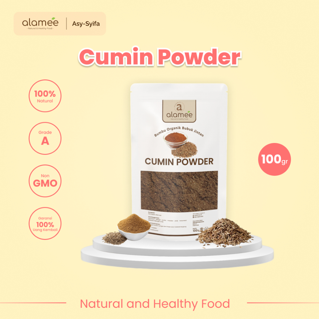 

ALAMEE Bumbu Dapur Jintan Bubuk Cumin Powder Bumbu Dapur Instan Jinten Ground Caraway Rempah Masak