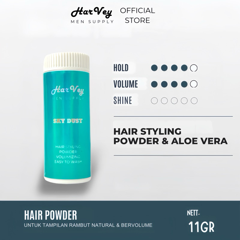 PRI HarVey Hair Powder Premium Powder Rambut Pria & Wanita Bubuk Rambut Pria Hair Styling Powder