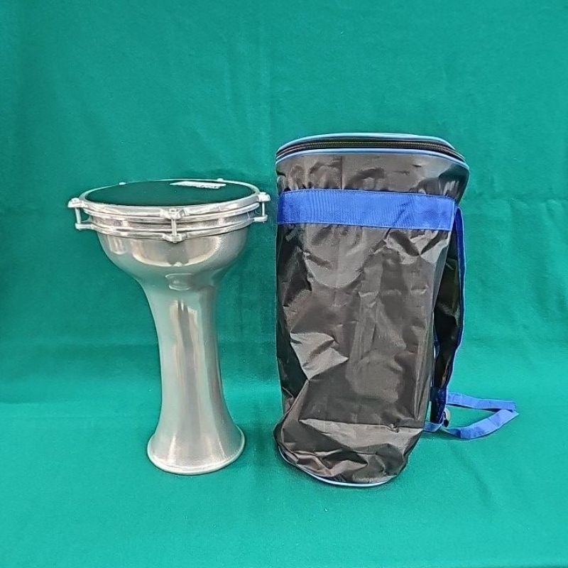 DARBUKA CALTI TUMBUK DUMBUK ALUMINIUM 8 INCI
