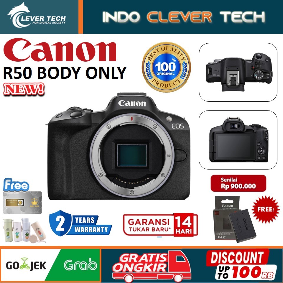 Kamera Canon EOS R50 Body Only Mirrorless Camera Canon EOS R 50