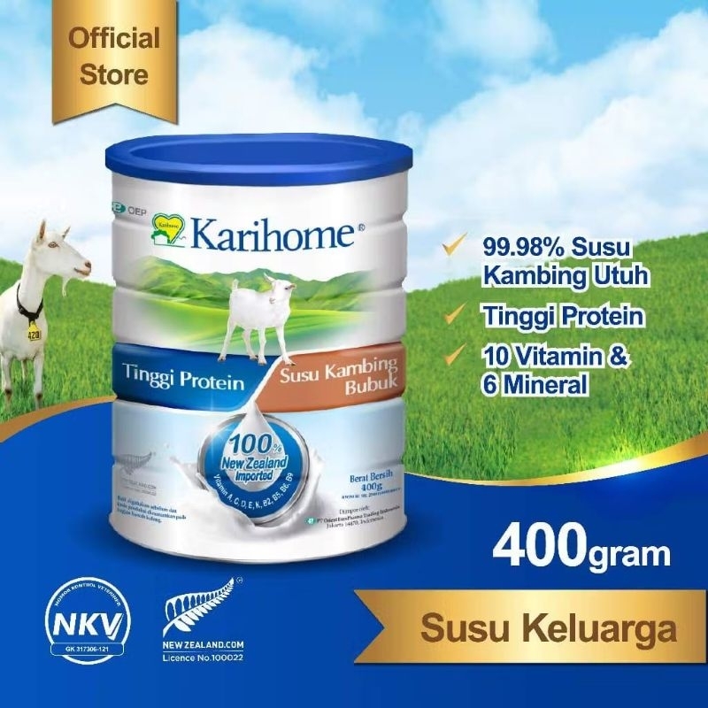 

SUSU KAMBING KARIHOME DEWASA ( FAMILY ) 400GR